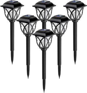 Solar Pathway Lights, 6 Pack Outdoor Lights for Yard Landscape Path Walkway Decoration