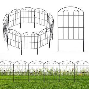 Decorative Garden Fence, RustProof Animal Barrier Outdoor