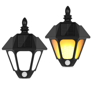 Solar Flame Lights Outdoor Set of 4