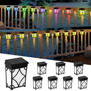 8 Pack Solar Deck Lights