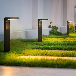 2 Pack Solar Powered Pathway Lights for Patio Lawn Yard Walkway (Warm White)