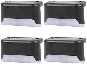4 Pack Solar Deck Lights (White Light)