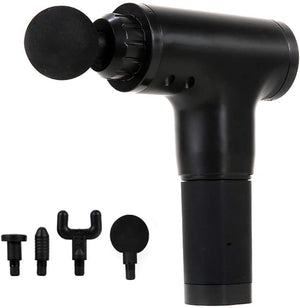 6 Speeds Standard Range Ergonomic Massage Gun - Stealth Black, 2021