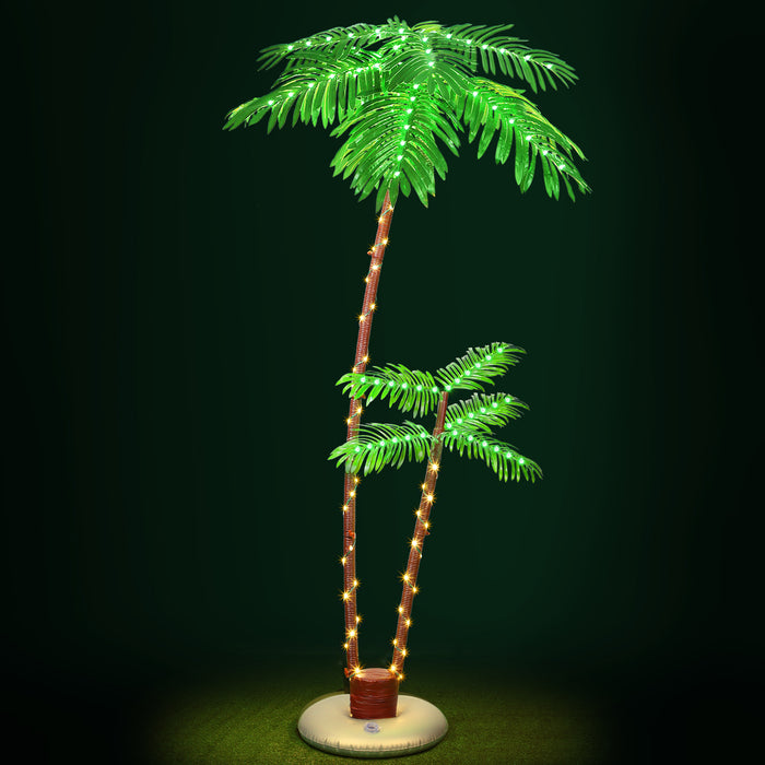 Lighted Palm Tree