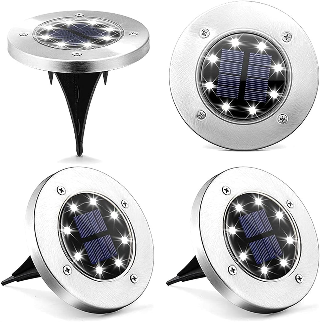 4 Pack Solar In-Ground Lights