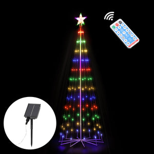 6 Ft Solar Christmas Tree Light