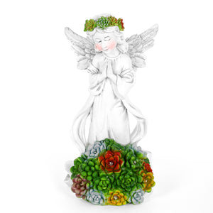 Solar Fairy Statue - Resin Ornament