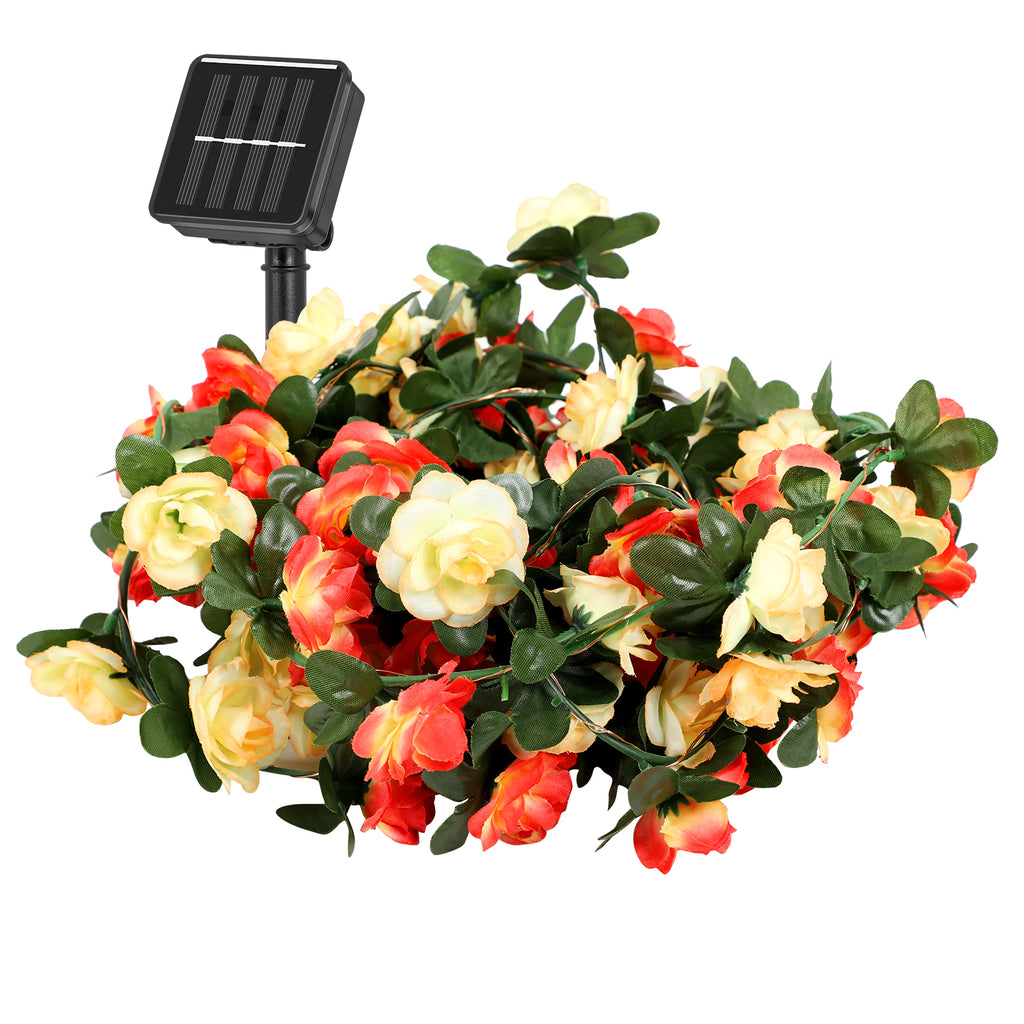 Solar Flower String Lights