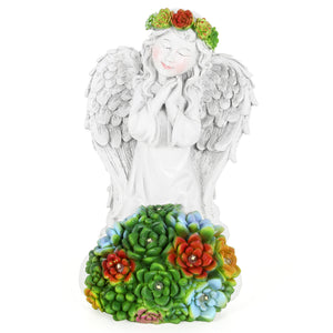 Solar Fairy Statue - Resin Ornament