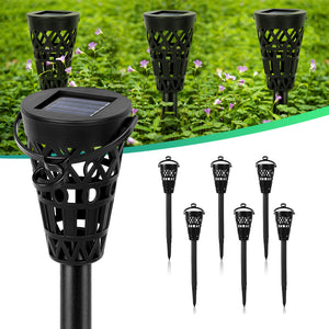 6 Pack Solar Honeycomb  Pathway Lights