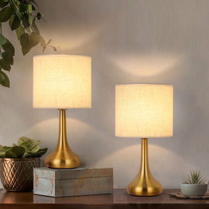 Gold Table Lamp Set of 2