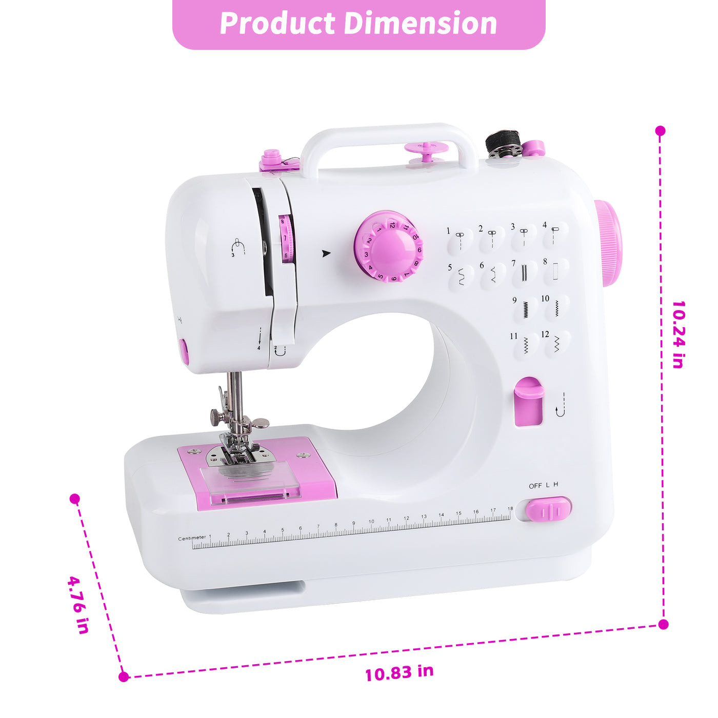 Multi Pattern Sewing Machine Sewing Machine with 12 Built-In Stitch Patterns – Oberon Distribution