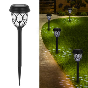 6 Pack Solar Honeycomb  Pathway Lights