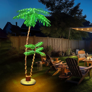 Lighted Palm Tree