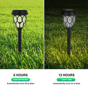 6 Pack Solar Honeycomb  Pathway Lights