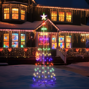 6 Ft Solar Christmas Tree Light