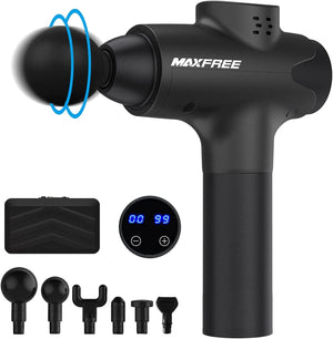 Massage Gun for Muscle Deep Tissue 20 Speed Settings with Carrying Case, Matte Black