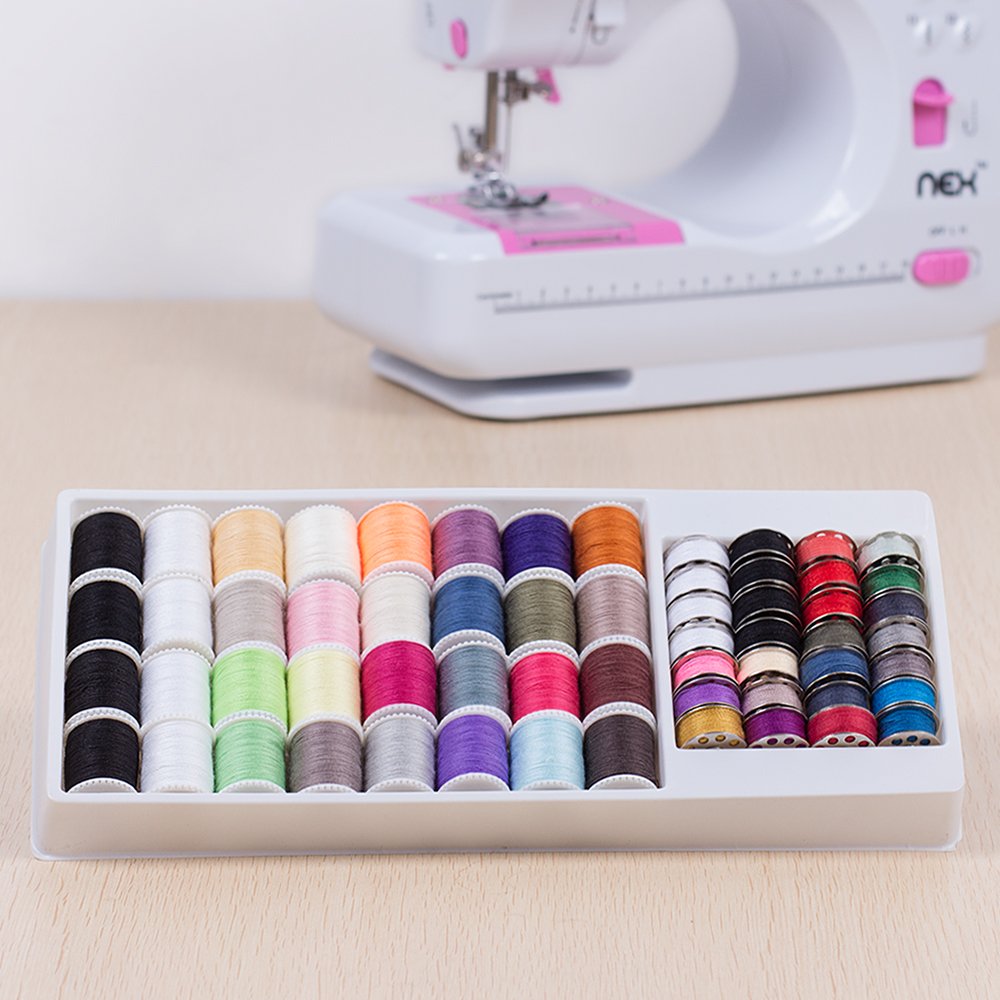 HAITRAL 60 Piece Sewing Thread Kit, Sewing Machine Starter Kit, Multi- –  Oberon Distribution